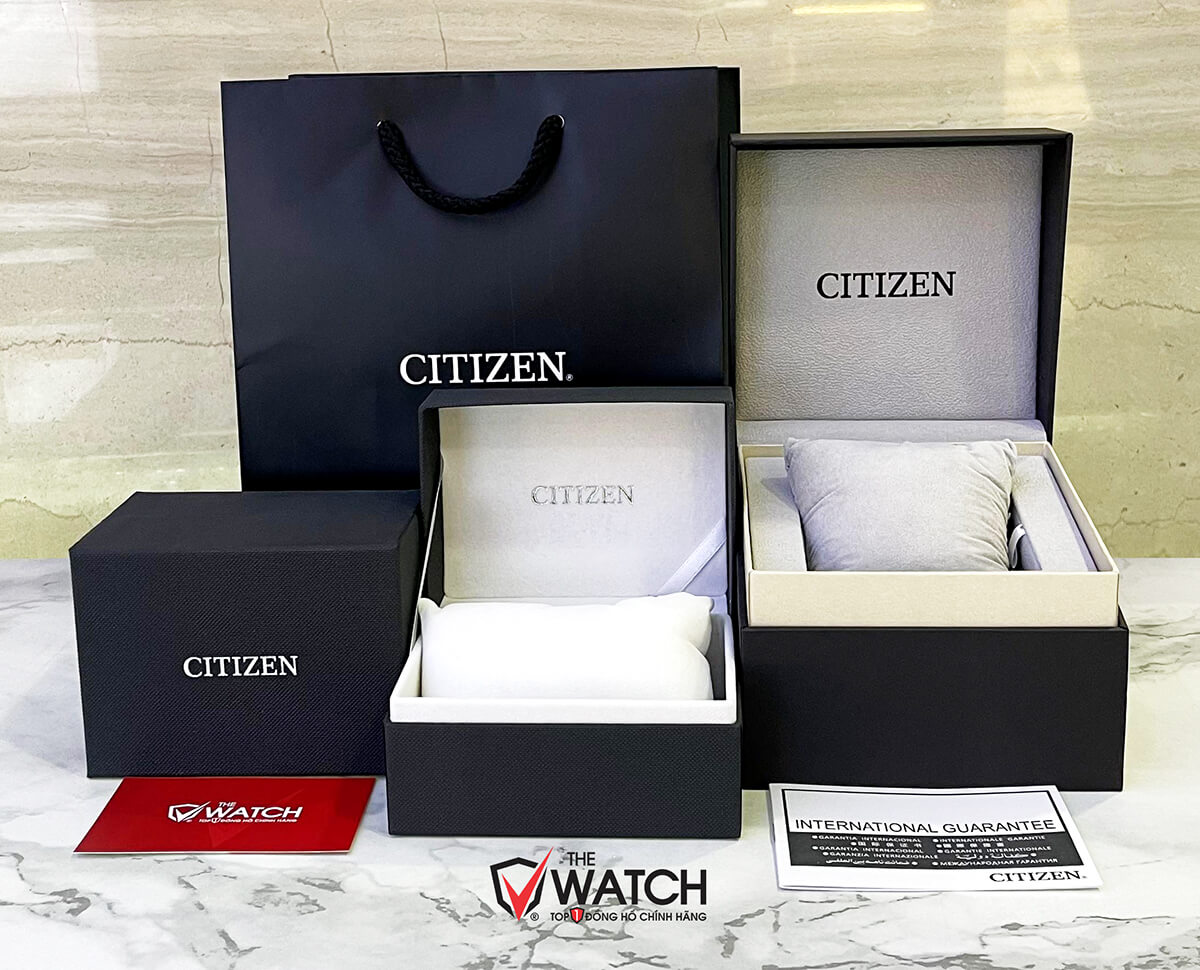 Túi hộp thẻ bảo hành đồng hồ citizen