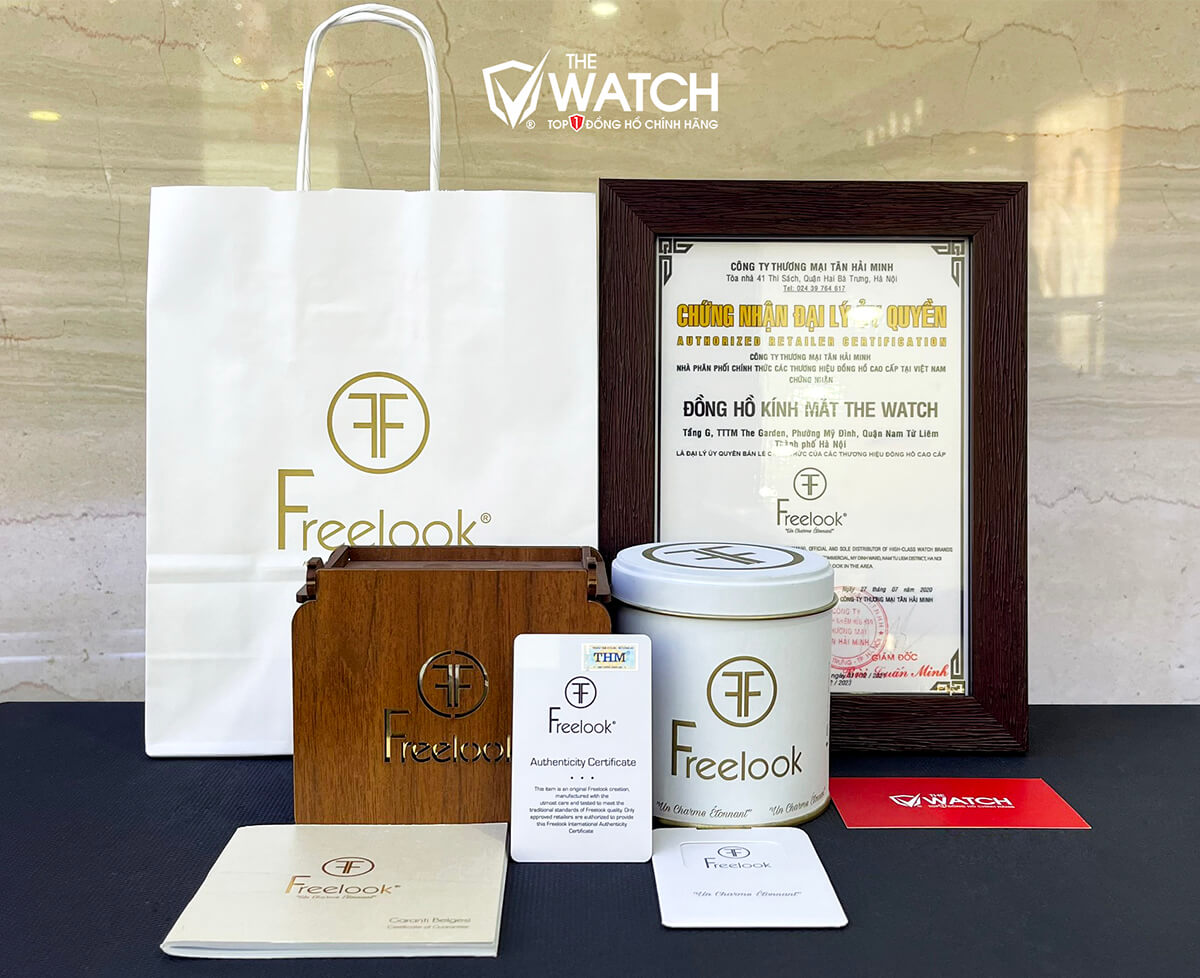 Thẻ túi hộp đồng hồ Freelook chính hãng - The Watch