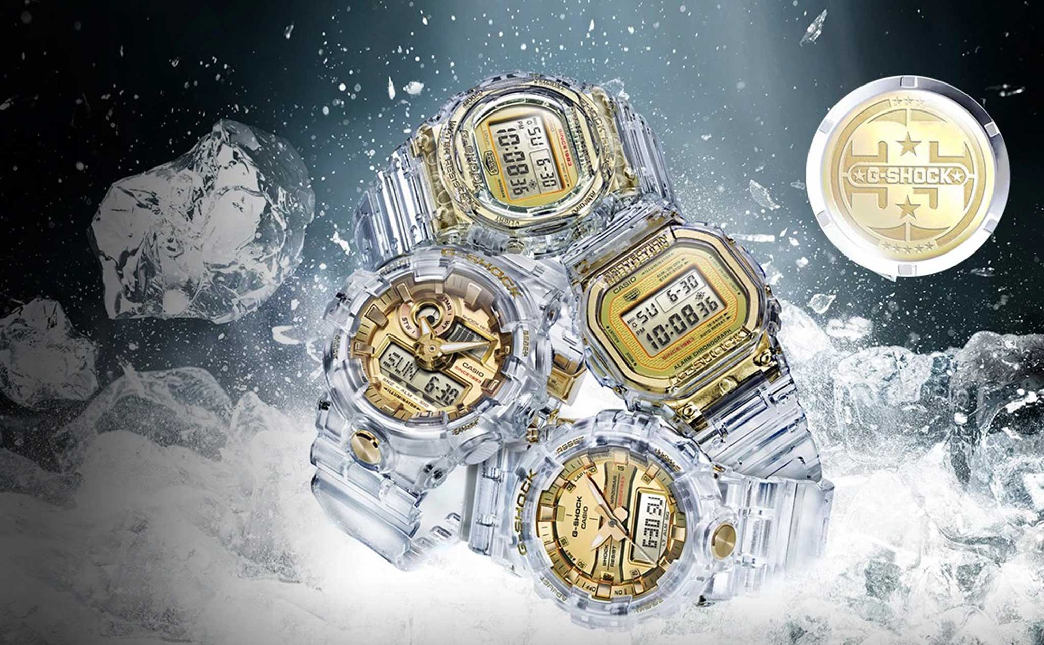 Casio ra mắt BST G-Shock Limited Glacier Gold 