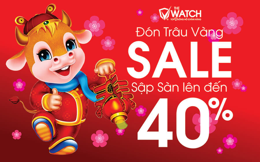 ĐÓN TRÂU VÀNG - SALE SẬP SÀN LÊN ĐẾN 40% - THE WATCH